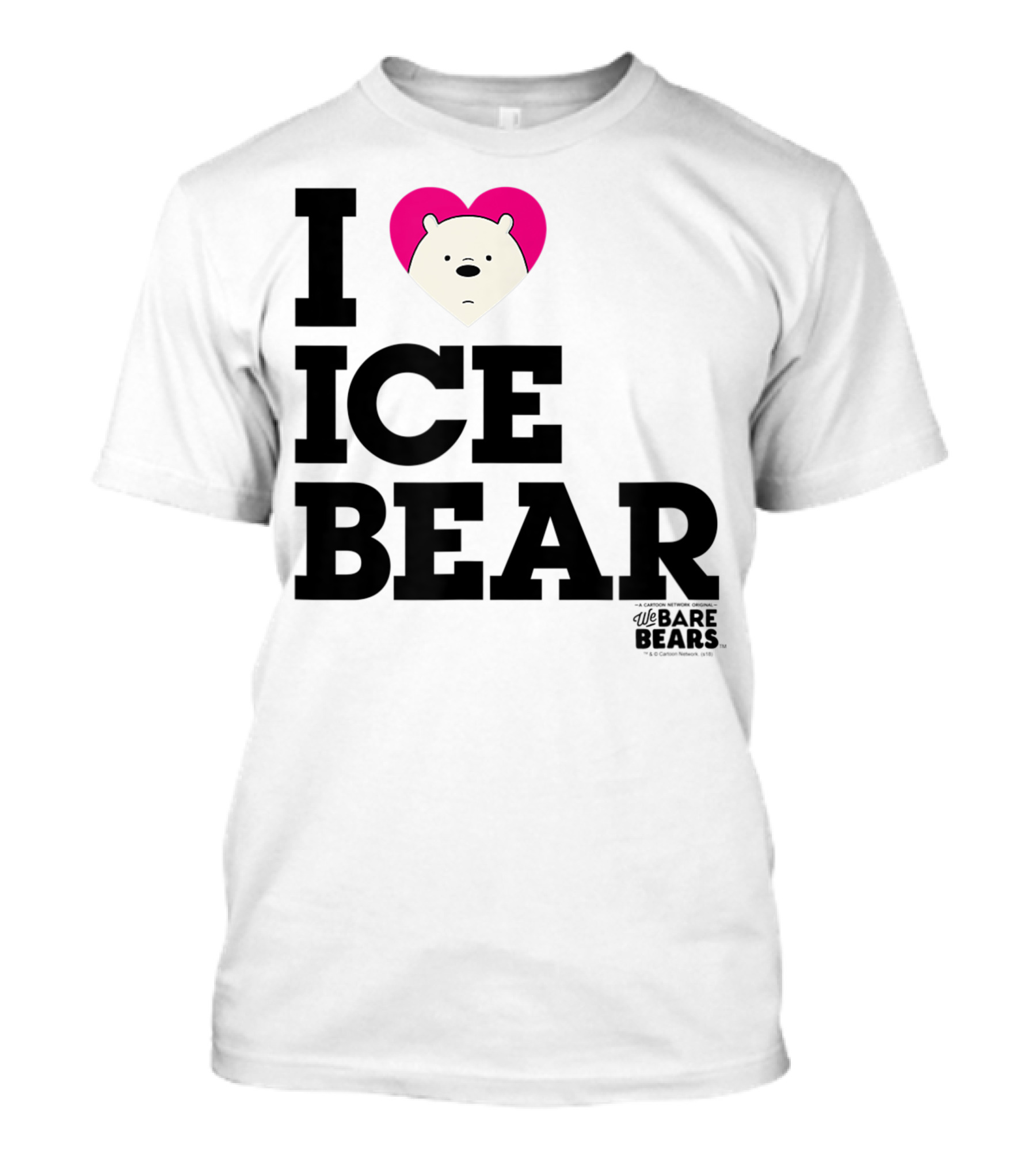 I Love Ice Bear We Bare Bears T-Shirt