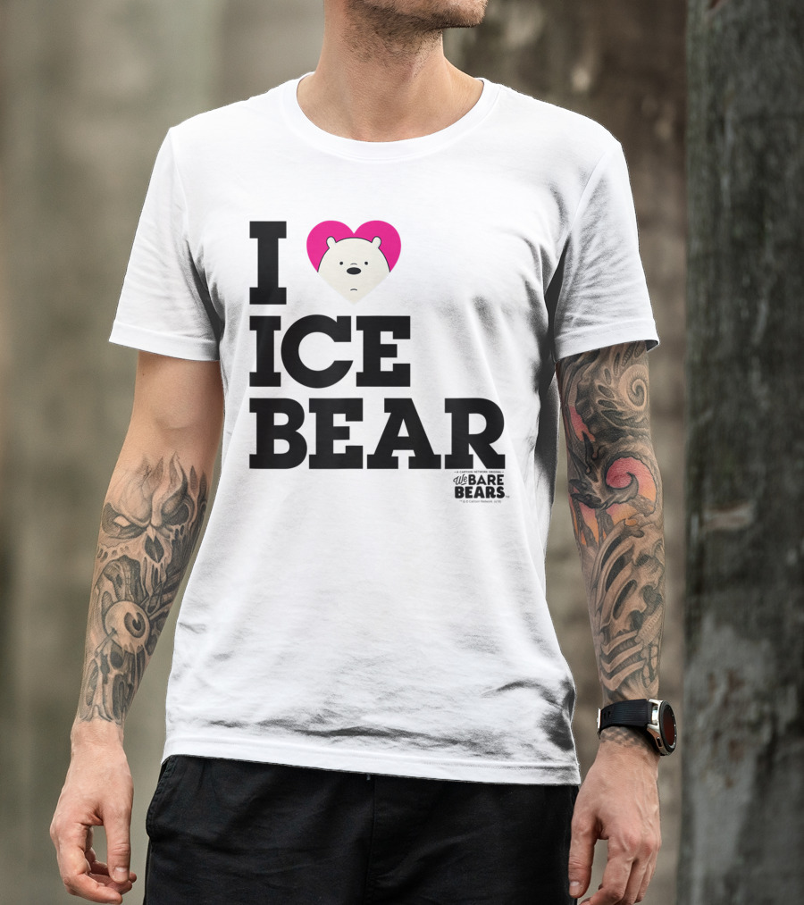 I Love Ice Bear We Bare Bears T-Shirt