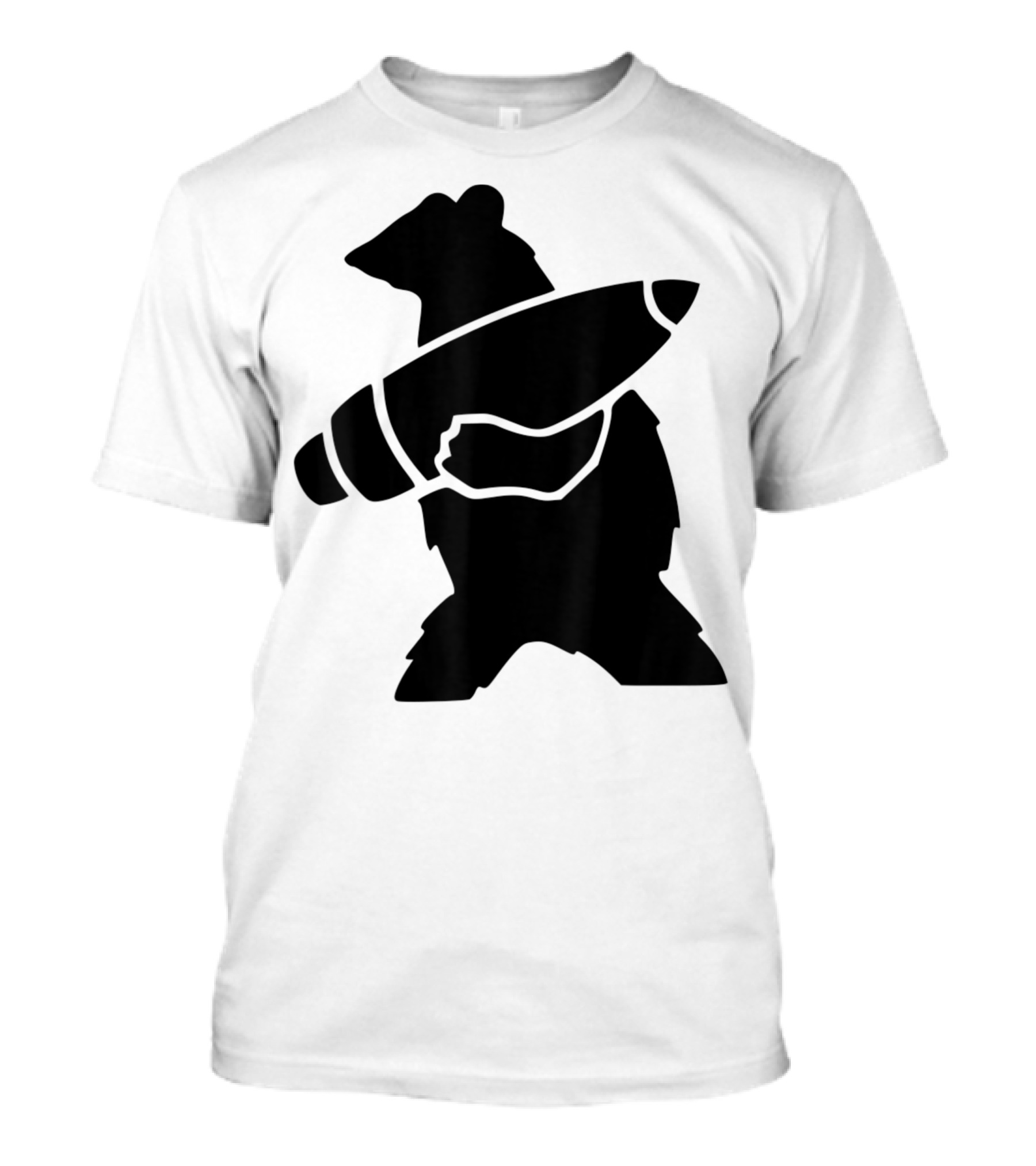 Wojtek Soldier Bear Holding Artillery Shell T-Shirt