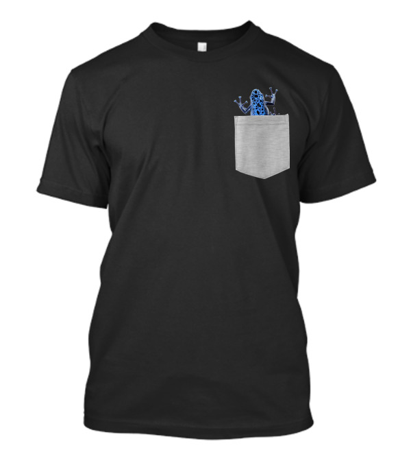 Animal In Your Pocket Poison Dart Frog Peeking Out T-Shirt