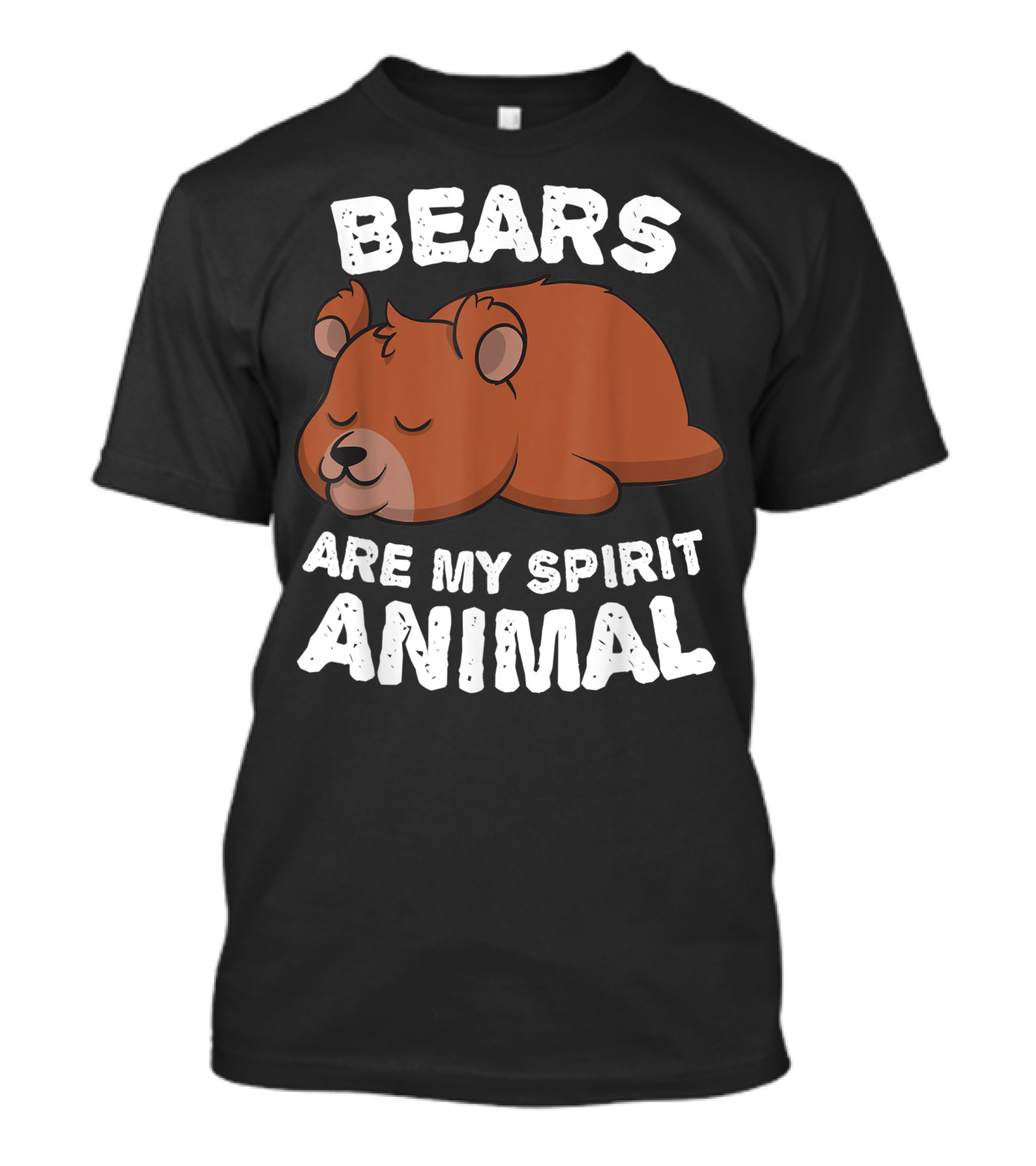 Bears Are My Spirit Animal Cute Sleeping Bear T-Shirt