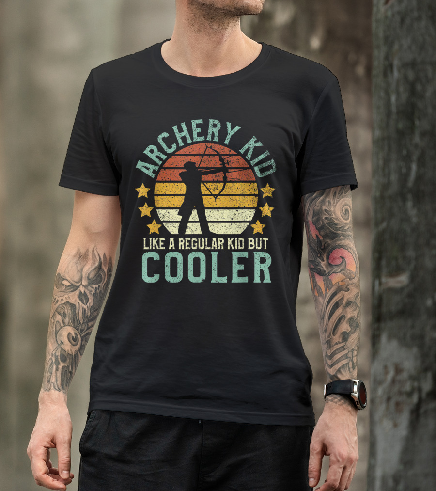 ARCHERY KID LIKE A REGULAR KID BUT COOLER BOW AND ARROW YOUNG ARCHER T-Shirt