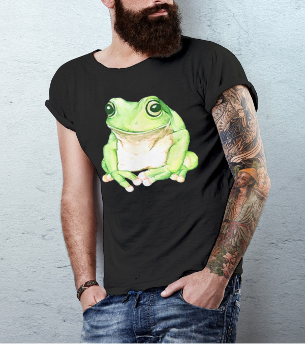 Cottagecore Aesthetic Frog T-Shirt