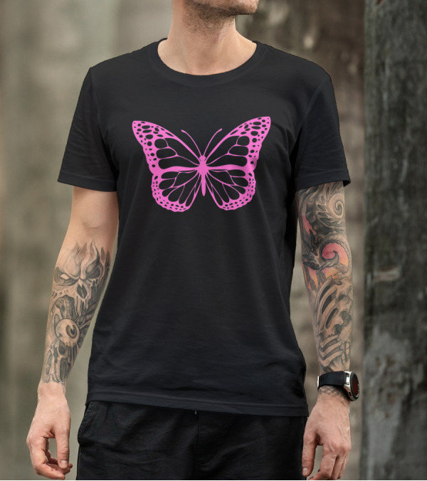 Cute Pink Butterfly T-Shirt