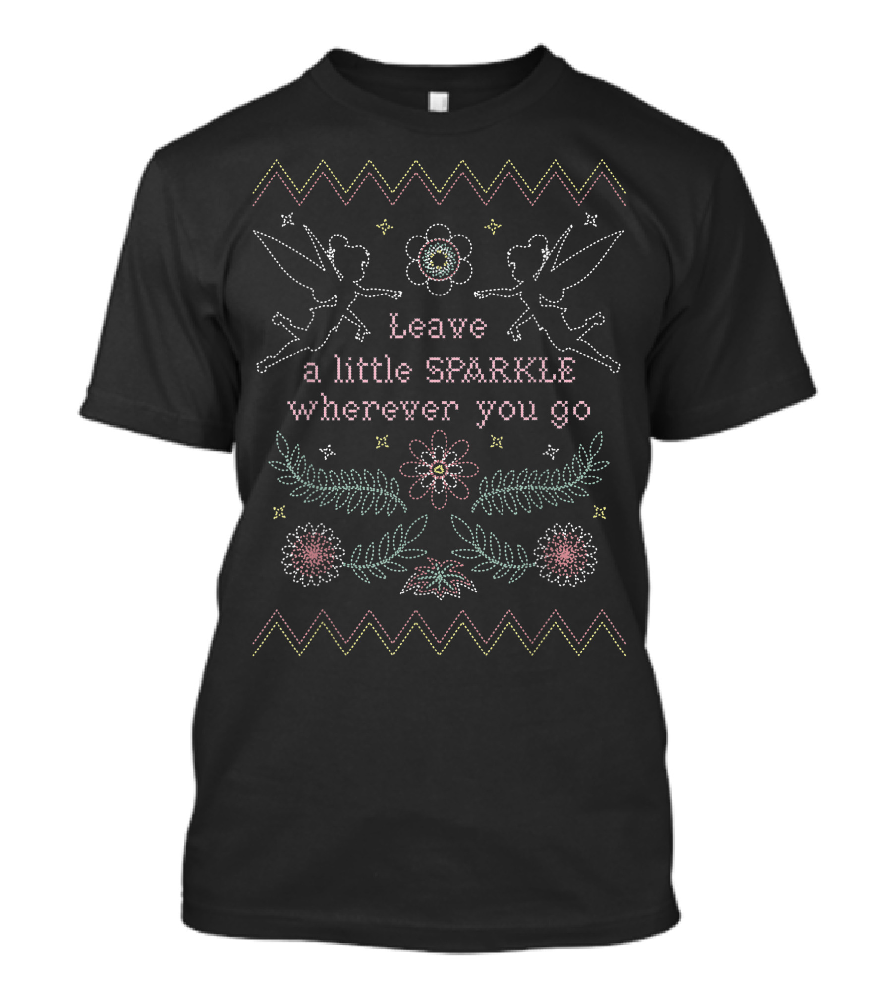Disney Peter Pan Tinkerbell Leave A Little Sparkle Wherever You Go T-Shirt