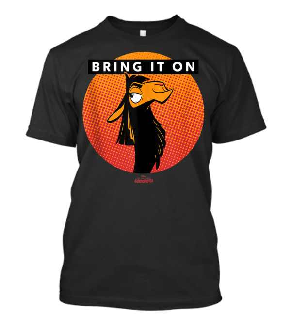 Bring It On Disney The Emperor's New Groove Llama T-Shirt