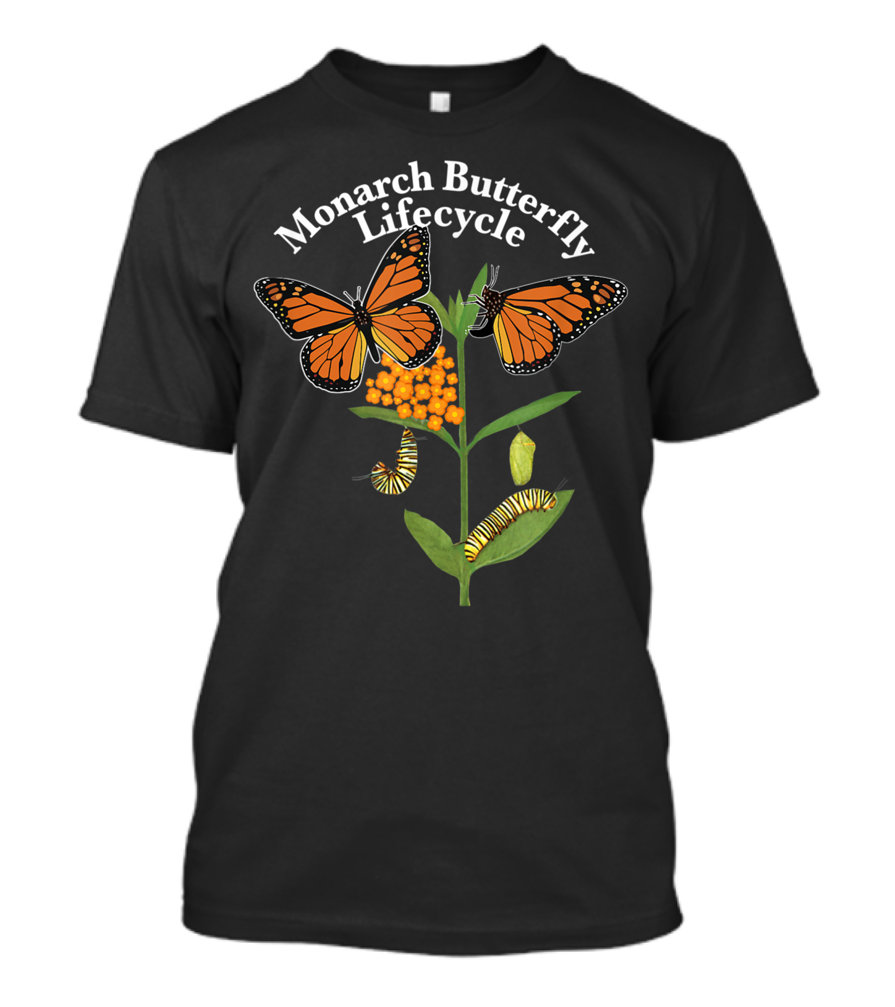Monarch Butterfly Lifecycle Monarch Butterfly Lifecycle Of The Monarch Butterfly T-Shirt