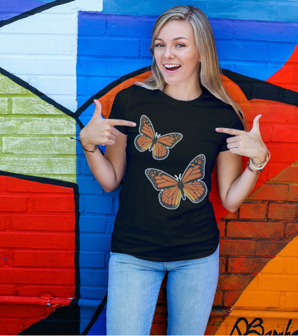 Monarch Butterfly Pair T-Shirt