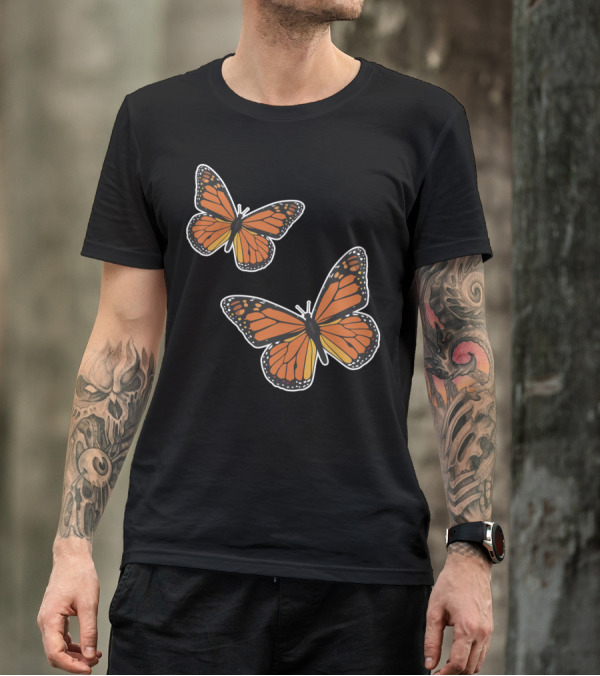 Monarch Butterfly Pair T-Shirt