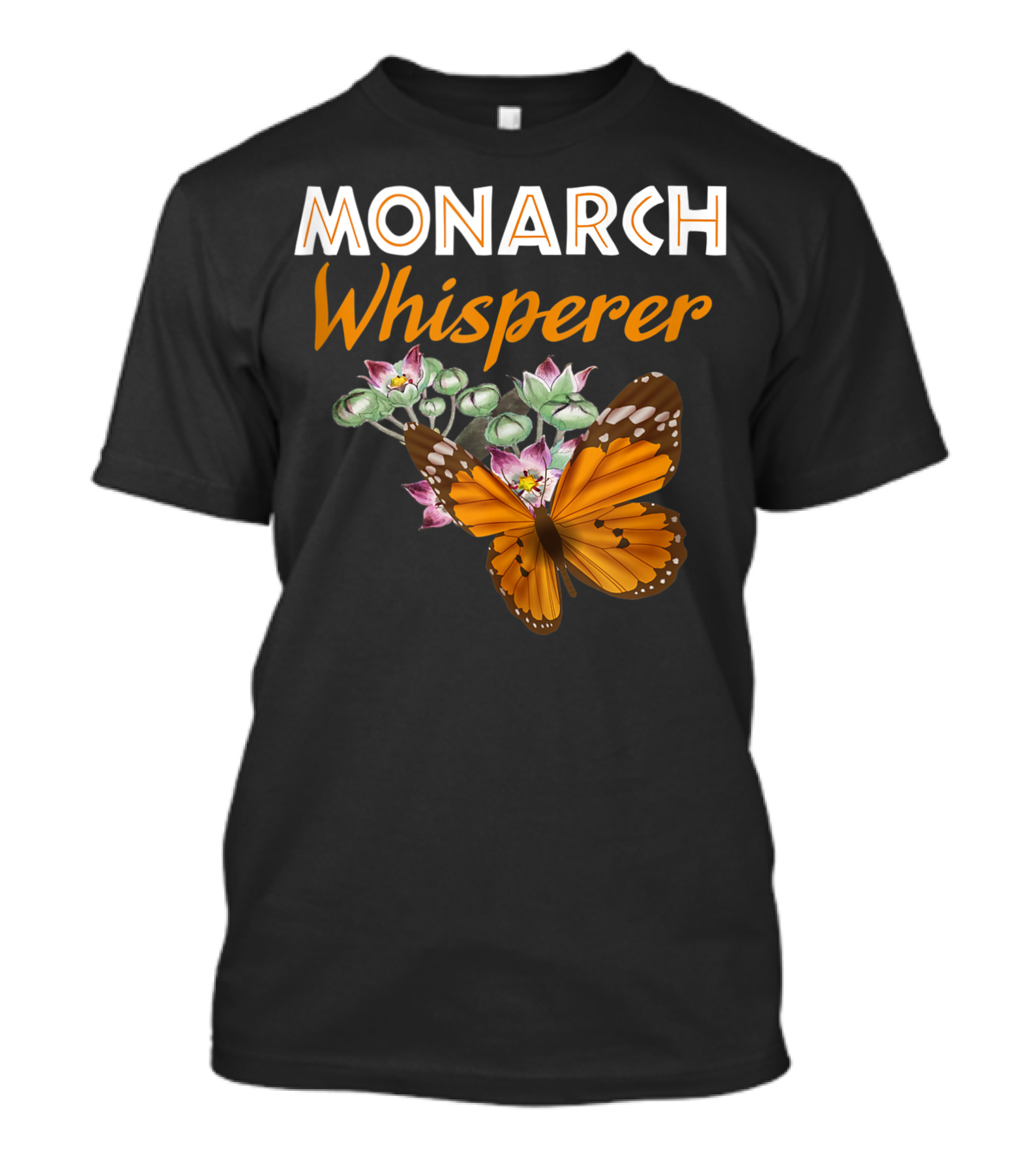 Monarch Whisperer Butterfly Milkweed Lovers T-Shirt