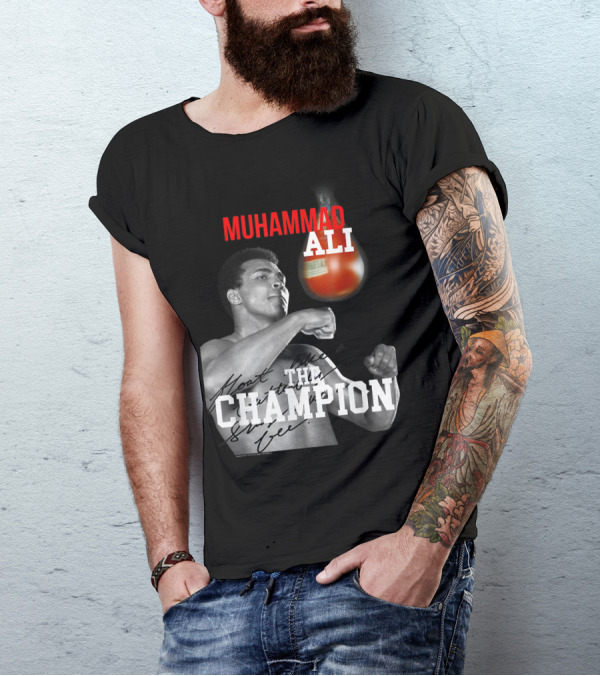 MUHAMMAD ALI Float Like A Butterfly THE CHAMPION T-Shirt