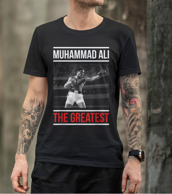 Muhammad Ali The Greatest Boxer In Ring T-Shirt