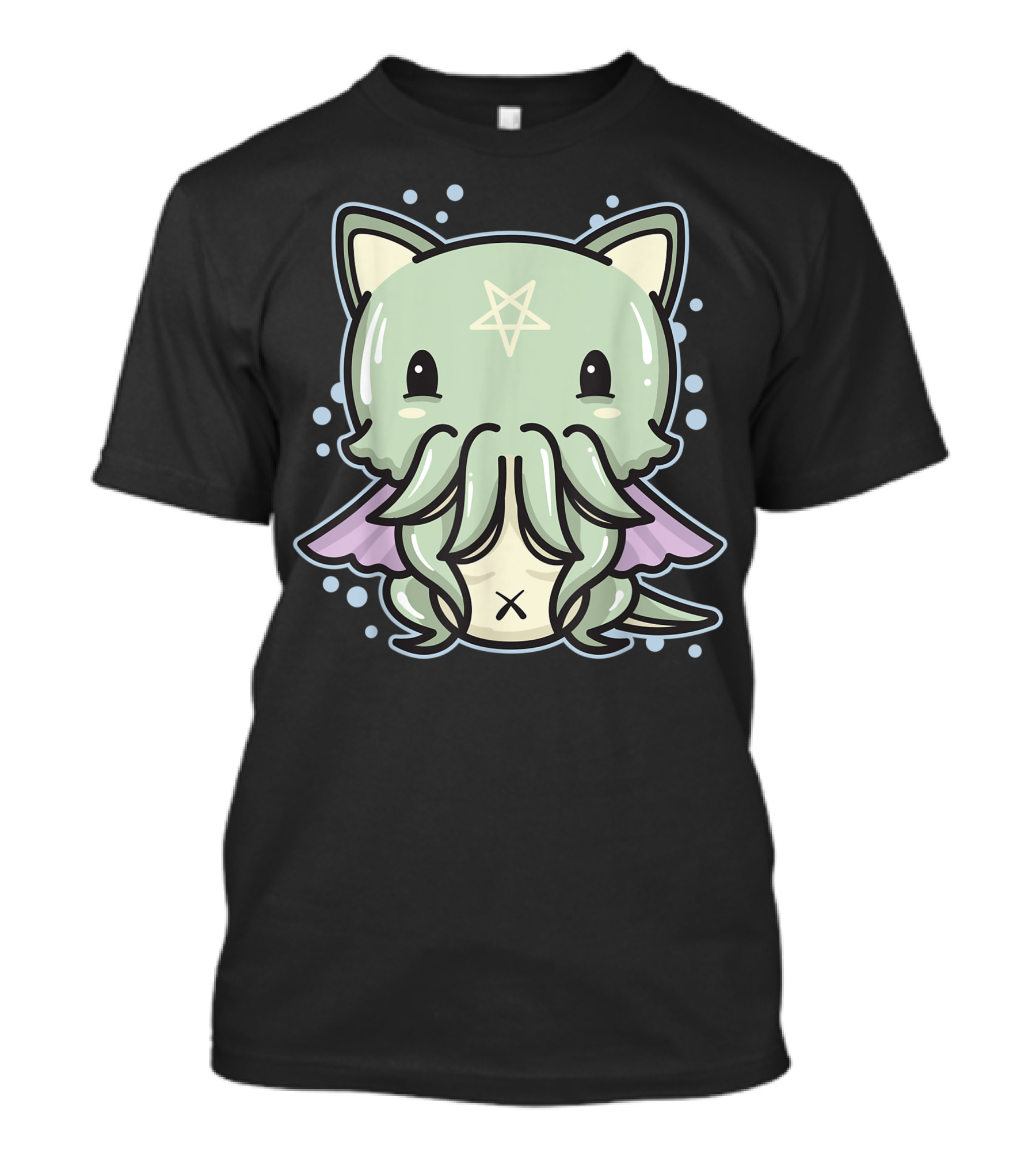 Pastel Goth Kawaii Cathulhu Creepy Cute Cat Cthulhu T-Shirt
