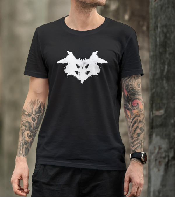 Rorschach Ink Blot Test Psychoanalysis Psychology Inkblot Symmetrical Abstract Image T-Shirt