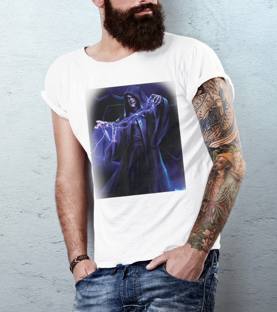 Emperor Palpatine Darth Sidious Force Lightning Star Wars T-Shirt