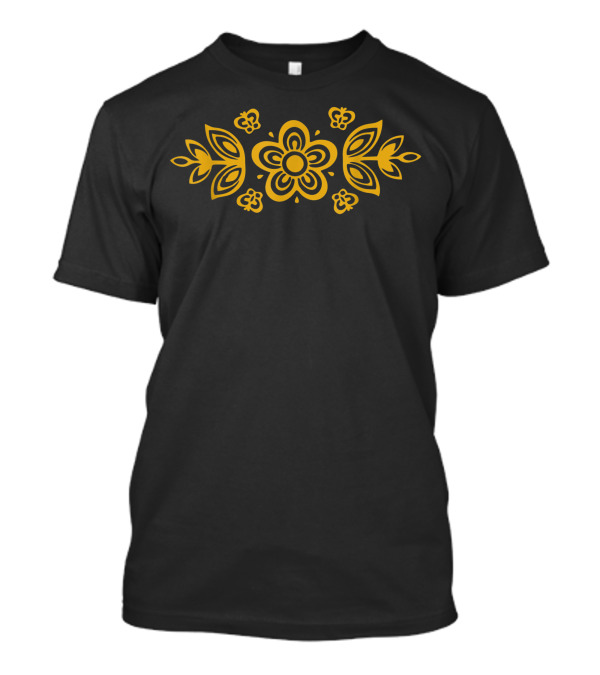 Vintage Pyrex Butterfly Gold Floral Pattern Orange Butterfly Motif T-Shirt