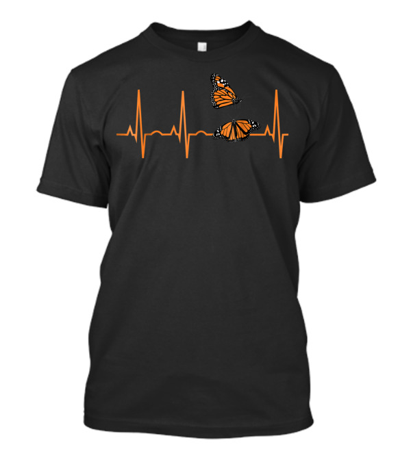 Monarch Butterflies Heartbeat Pulse Monarch Butterfly T-Shirt