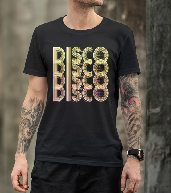 70S Disco Themed Vintage Party Wear T-Shirt