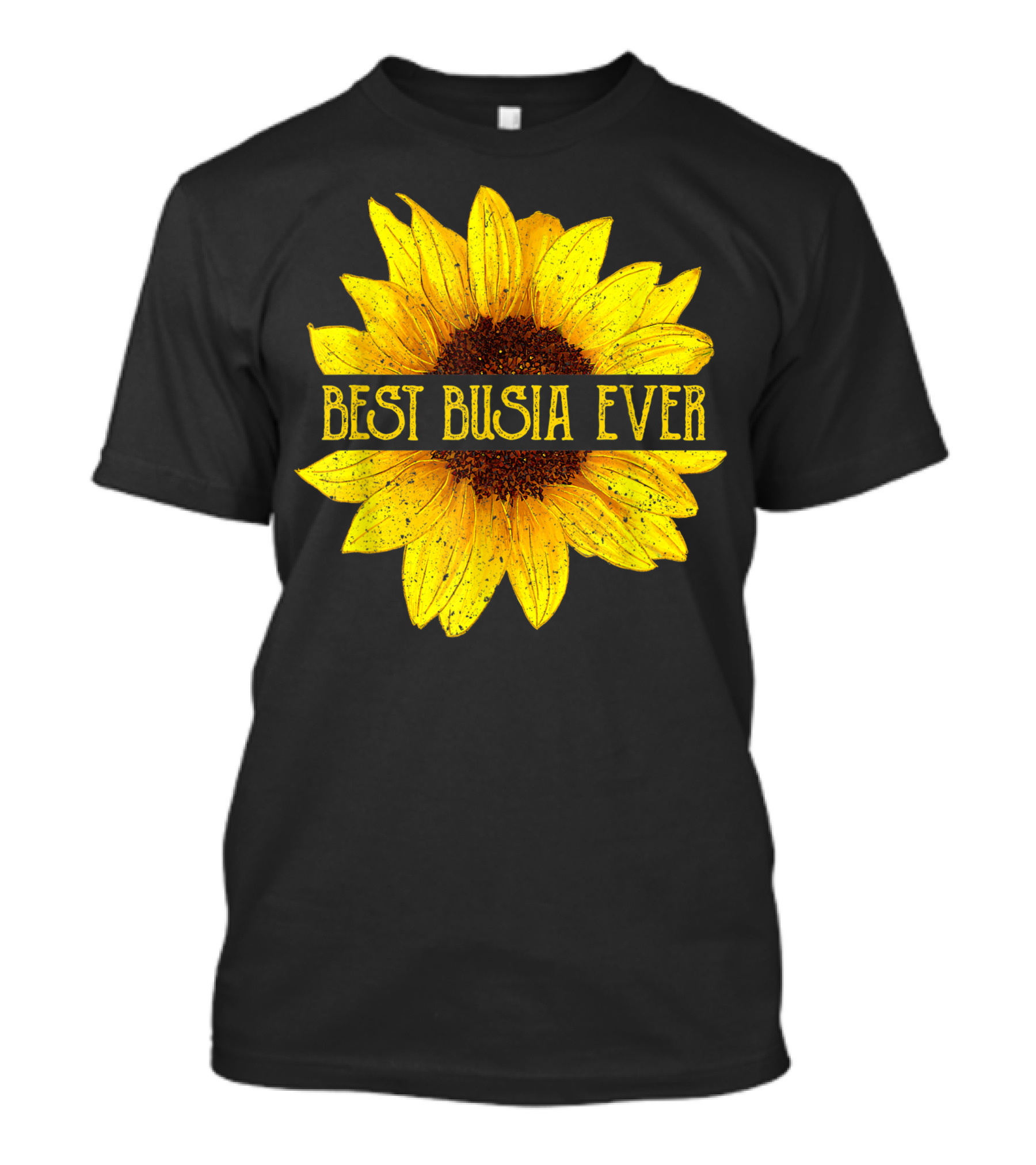 Best Busia Ever Sunflower Polish Grandma T-Shirt