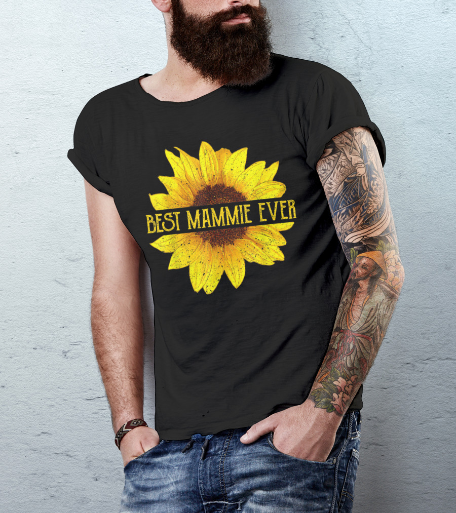 Best Mammie Ever Sunflower Fun Grandma Womens Du T-Shirt