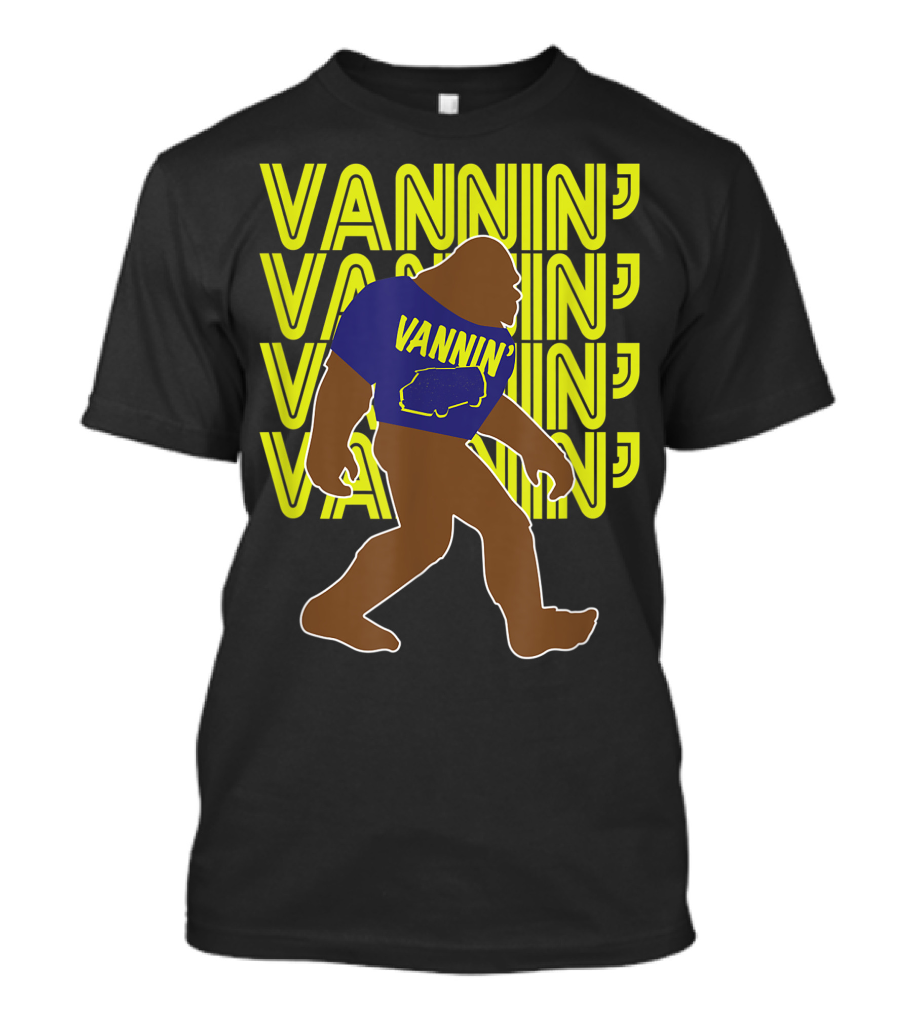 Bigfoot Vannin' Vanner Van Lifestyle T-Shirt