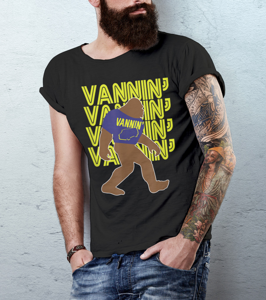 Bigfoot Vannin' Vanner Van Lifestyle T-Shirt