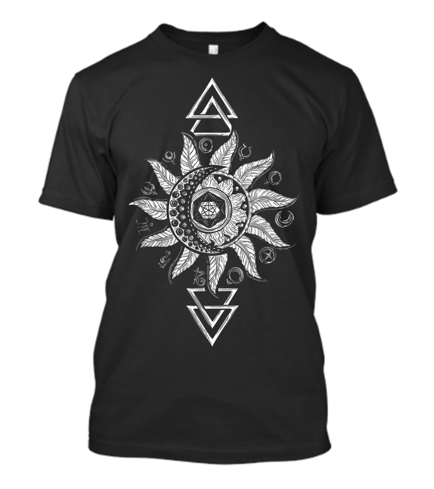Boho Alchemy Moon Tarot Horoscope Astrology Sun Symbols T-Shirt