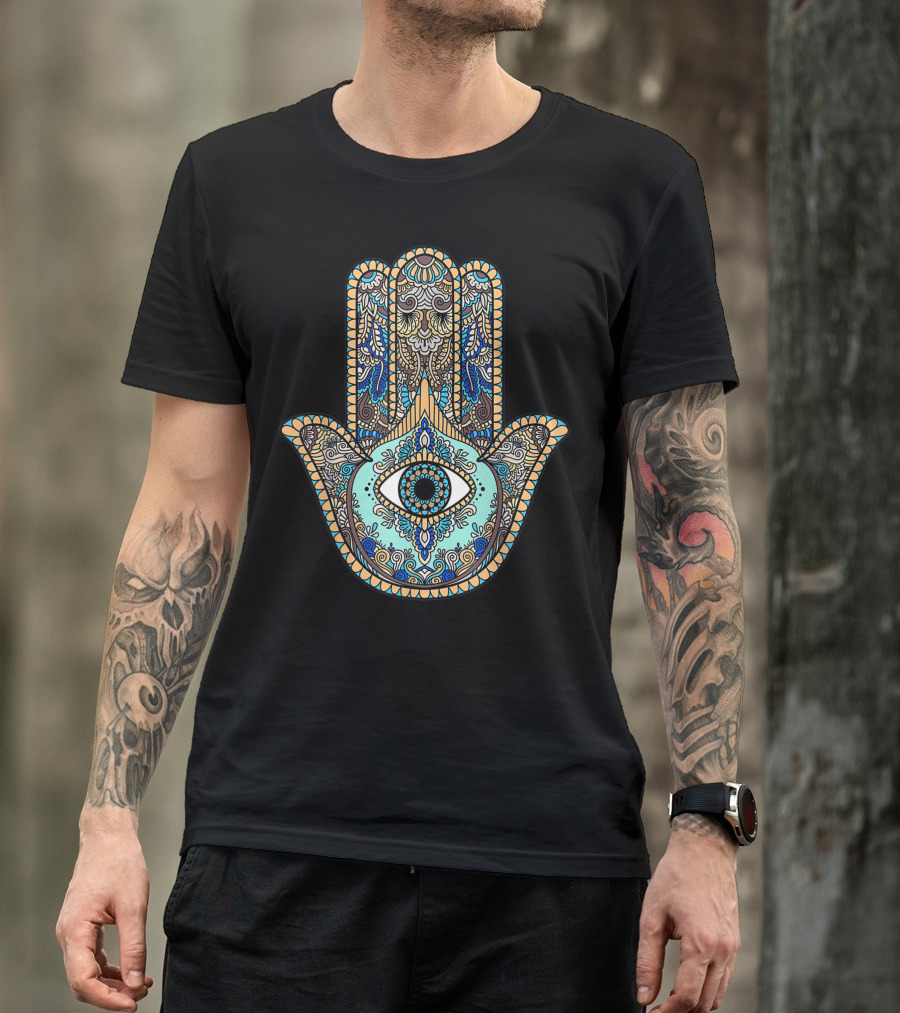 Hamsa Hand Buddha Yoga Buddhism Zen T-Shirt