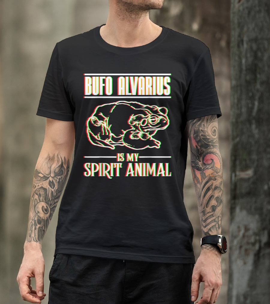 Bufo Alvarius Is My Spirit Animal Psychedelic Retro Toad T-Shirt