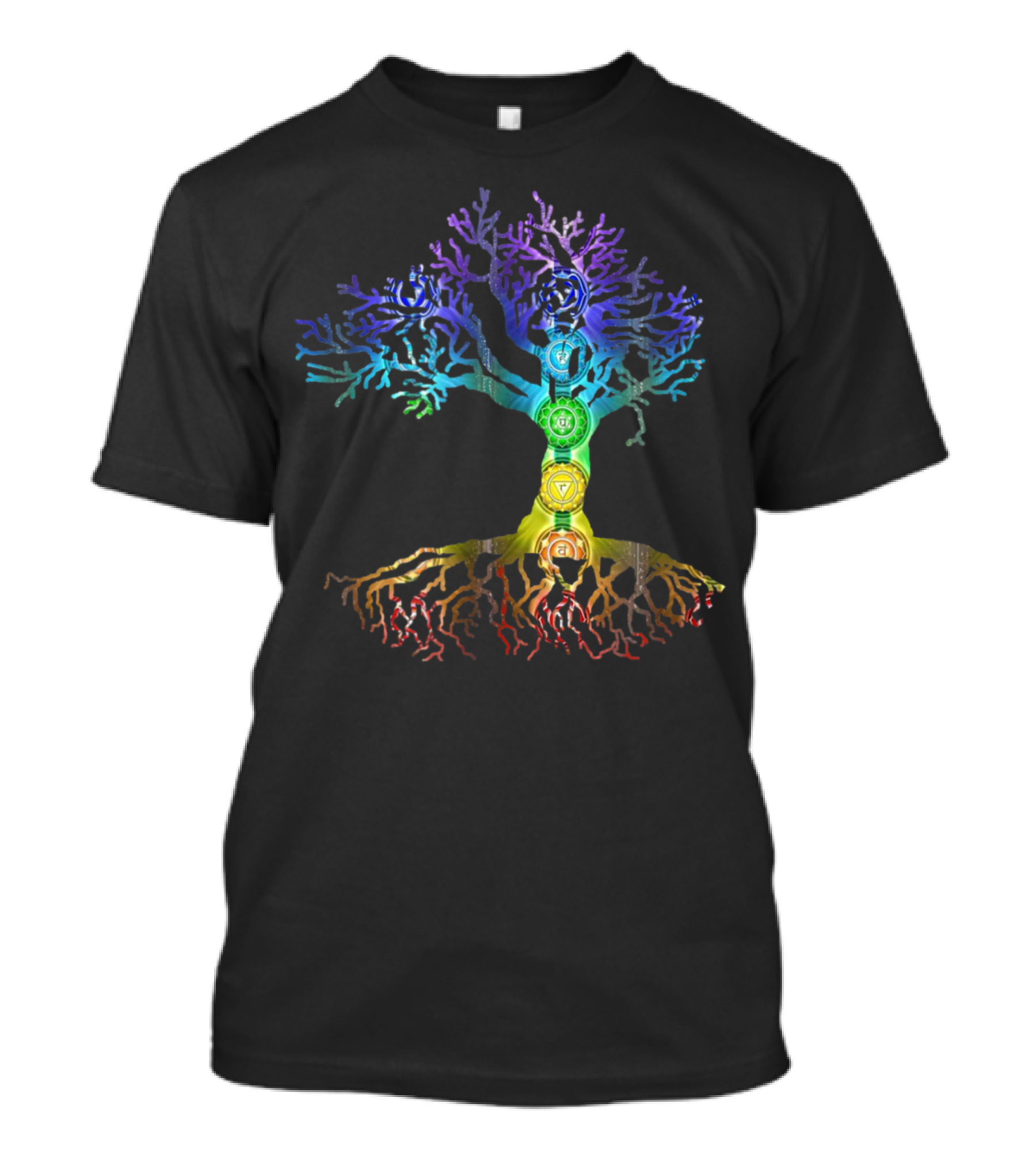 Chakra Tree Of Life Energy Alignment T-Shirt