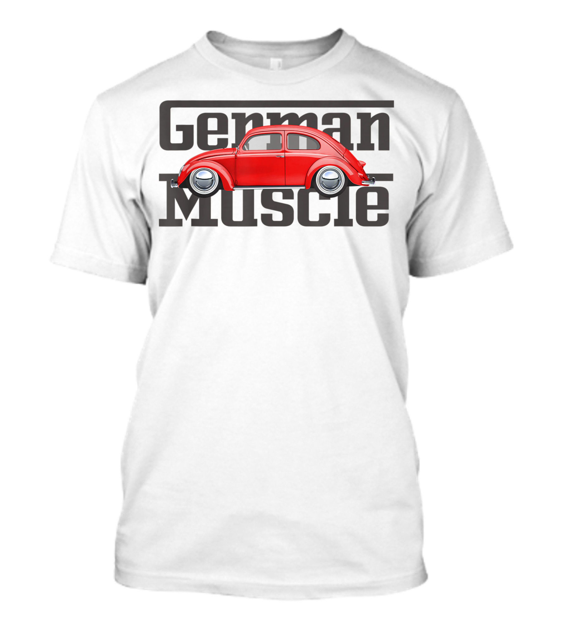 German Muscle Classic Vintage Beetle Buggy T-Shirt