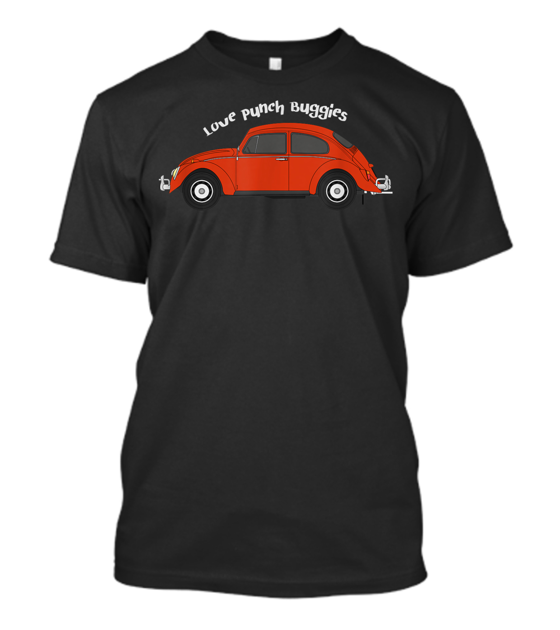 Love Punch Buggies Classic Vintage Car Beetle Lover T-Shirt