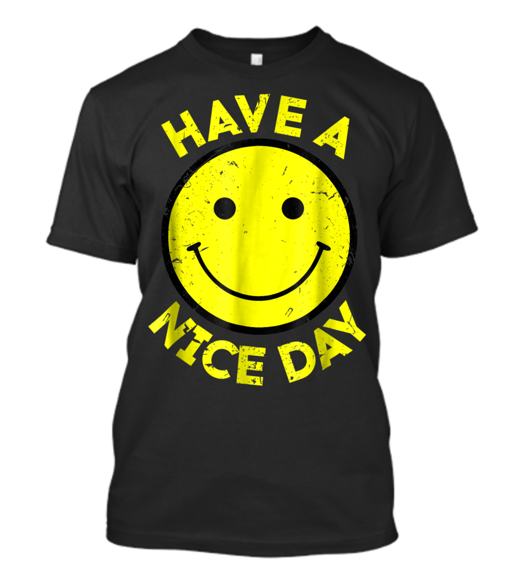 Classic Vintage 70s Have A Nice Day Smiley Face T-Shirt