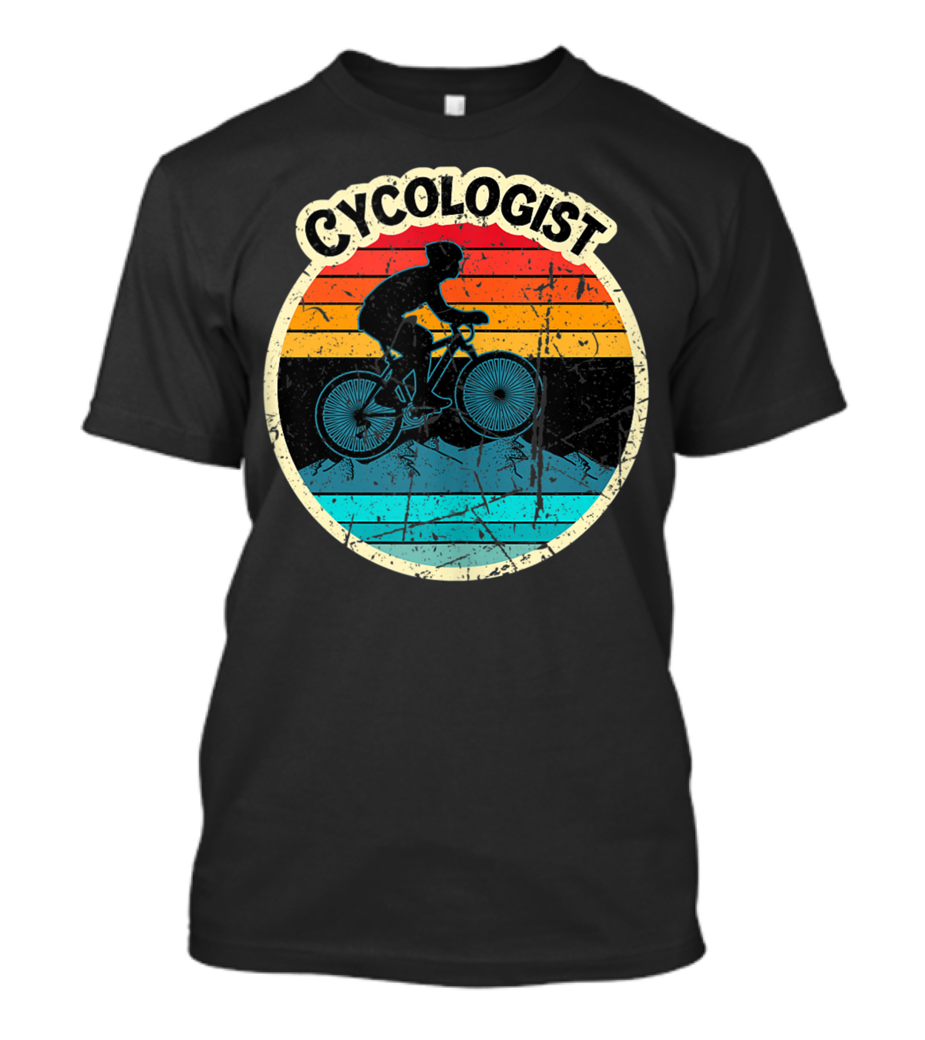 Cycologist Retro Cycling Bicycle Cyclist Triathlon Bike T-Shirt