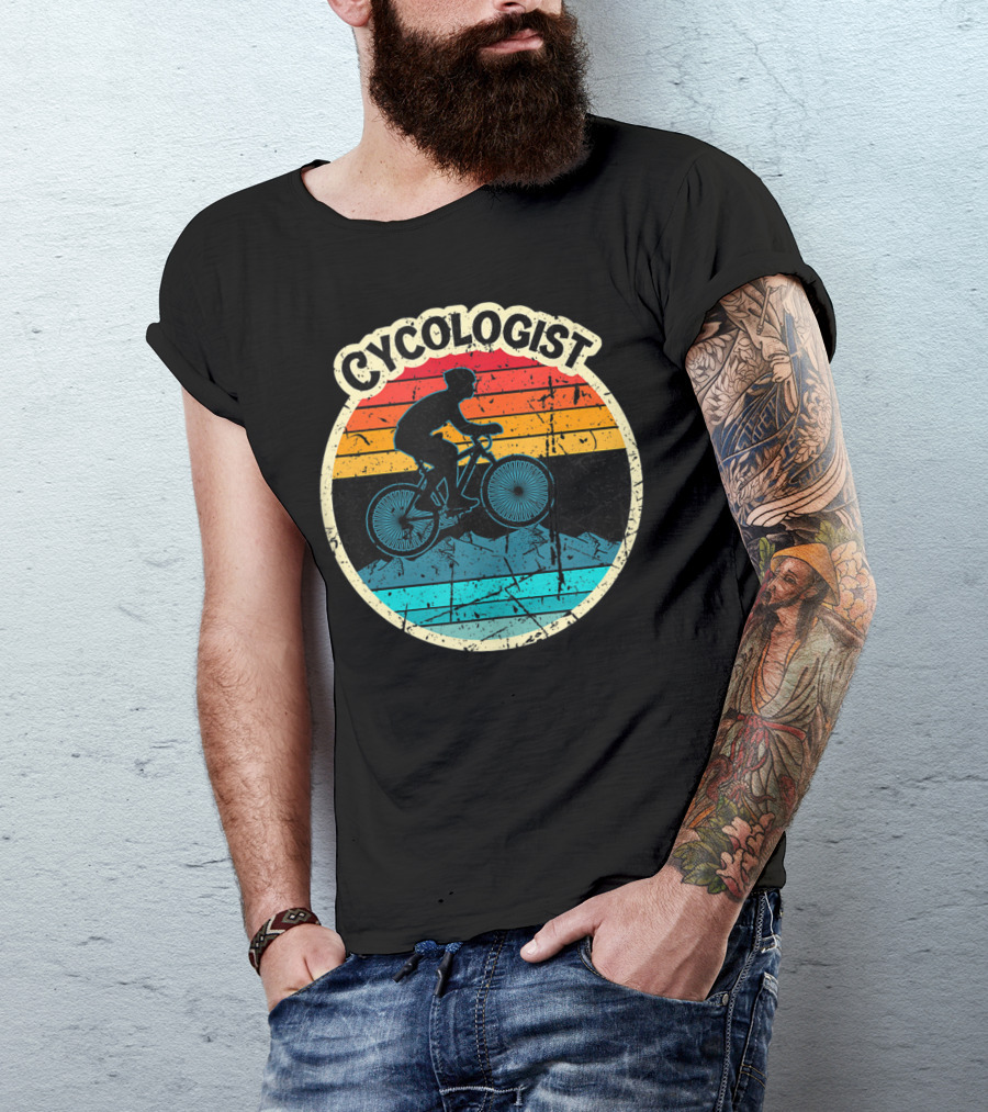 Cycologist Retro Cycling Bicycle Cyclist Triathlon Bike T-Shirt
