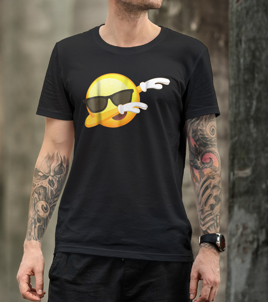 Cool Sunglasses Emoji Dab Dance T-Shirt