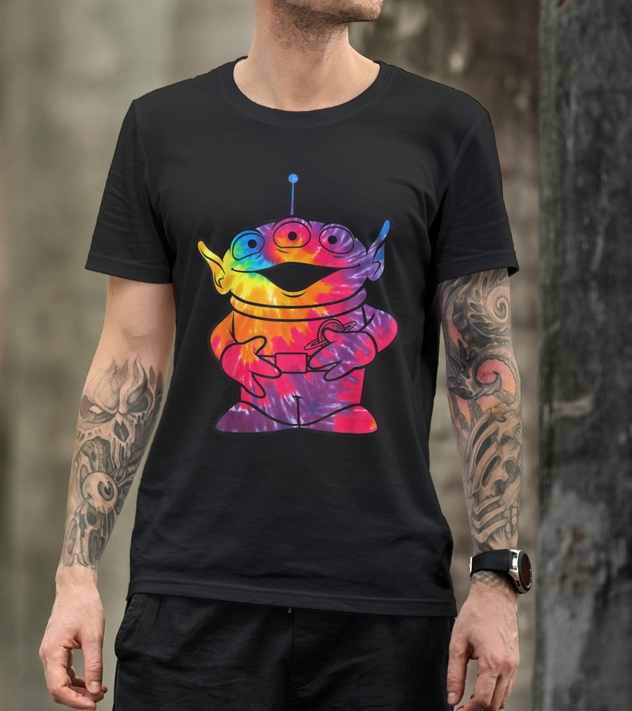 Disney Pixar Toy Story Tie Dye Alien Iconic Character T-Shirt