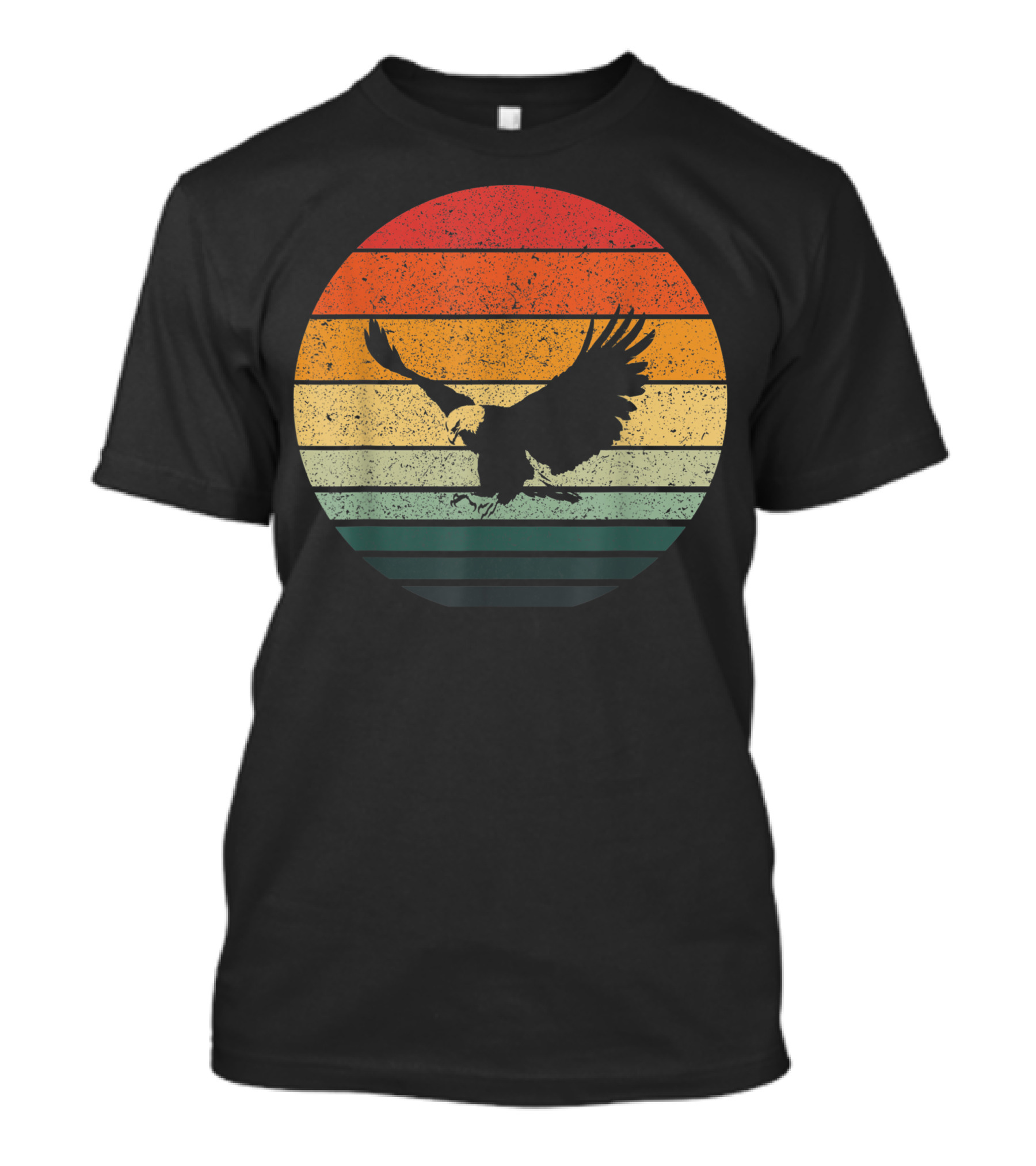 Eagle Hawk Vintage Sunset Stripes T-Shirt