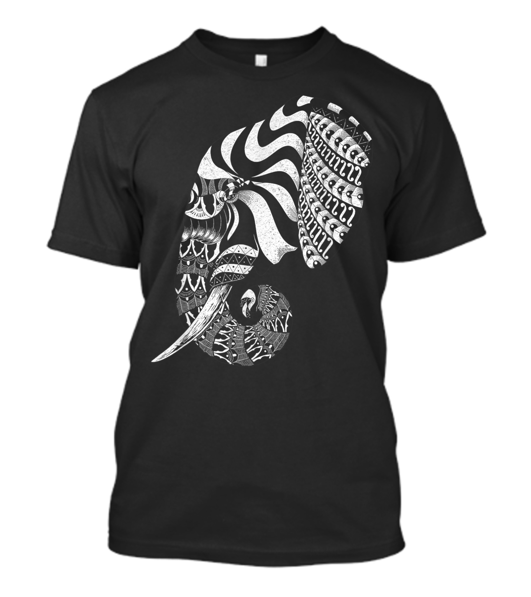 Elephant Aesthetic Mandala India Yoga Elephant Mandala T-Shirt