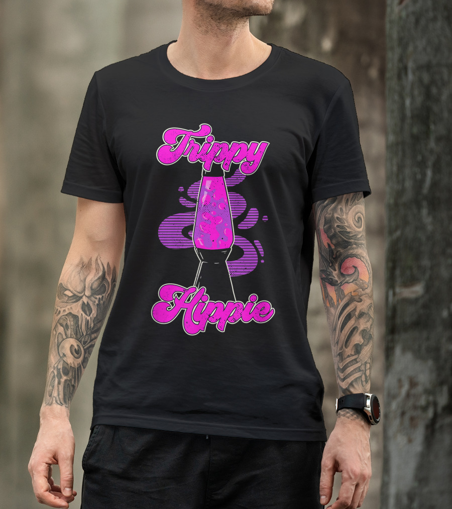 Trippy Hippie Flower Child Lava Lamp 1E T-Shirt