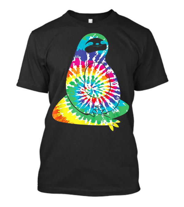 Hippie Rainbow Tie Dye Sloth Relaxation H7 T-Shirt