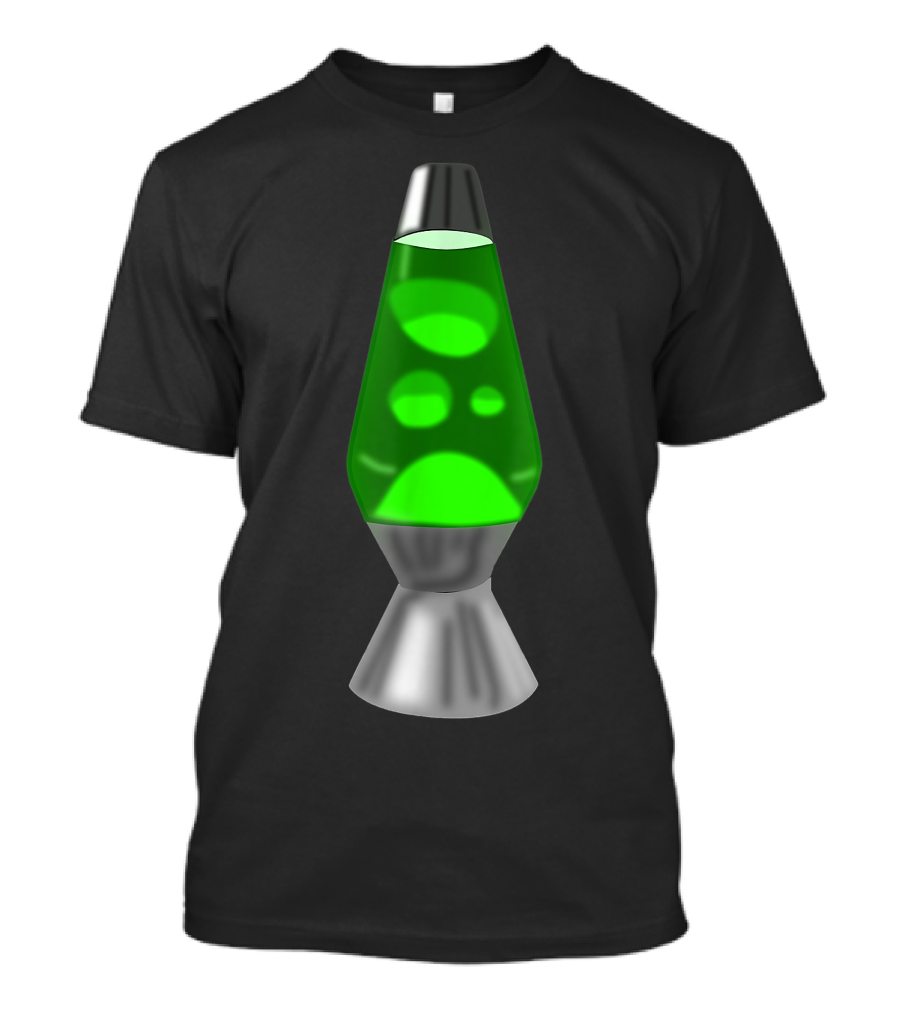 Groovy 70s Green Lava Lamp Retro Decor T-Shirt
