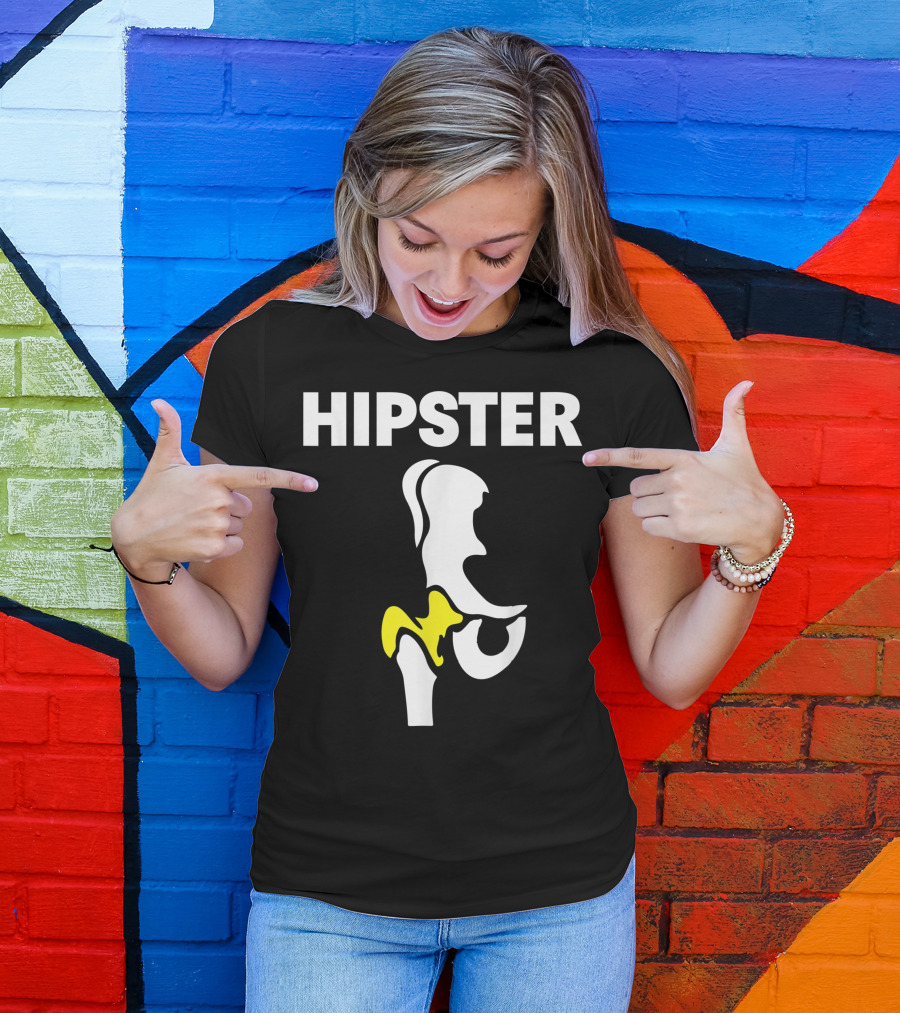 Hipster Hip Replacement Surgery Orthopedic T-Shirt