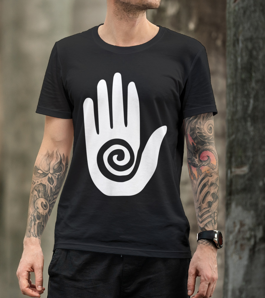 Hopi Hand Spiral Magical Healers Ethnic T-Shirt