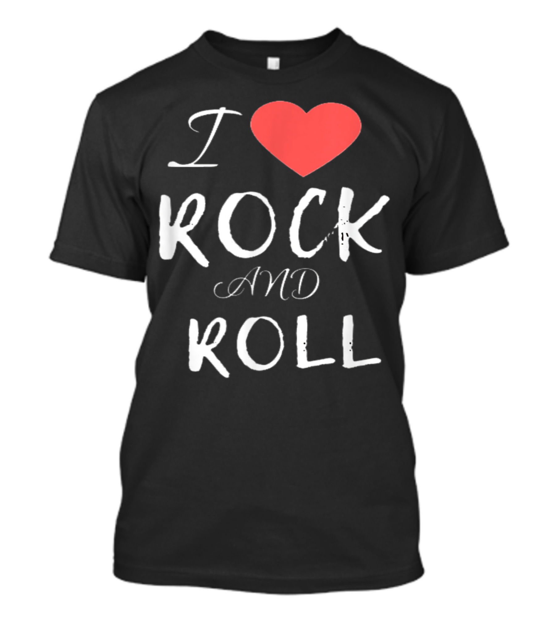 I Love Rock And Roll Music For Girls And Boys Rocker Fans T-Shirt