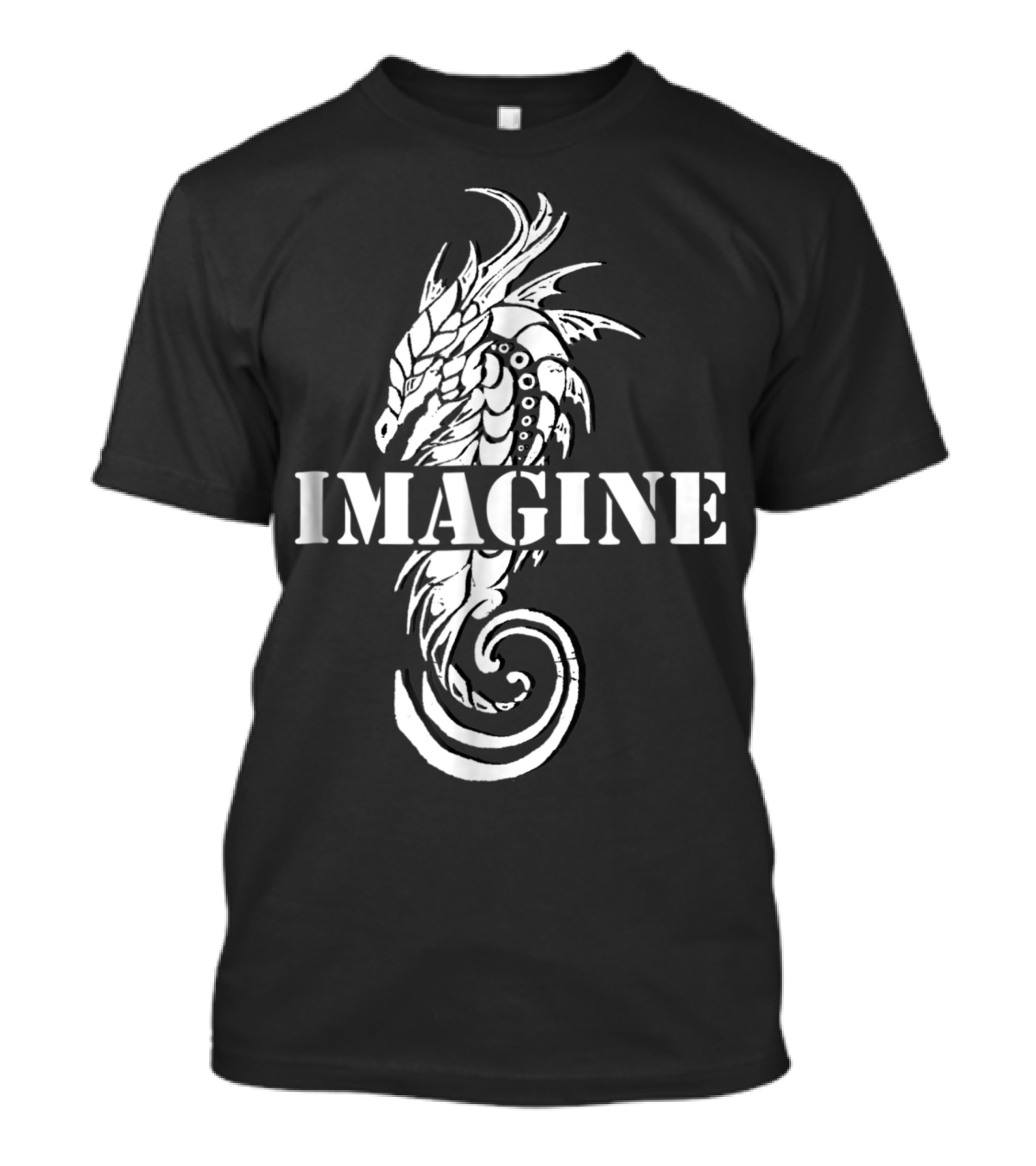 Imagine Fantasy Dragon Tattoo T-Shirt