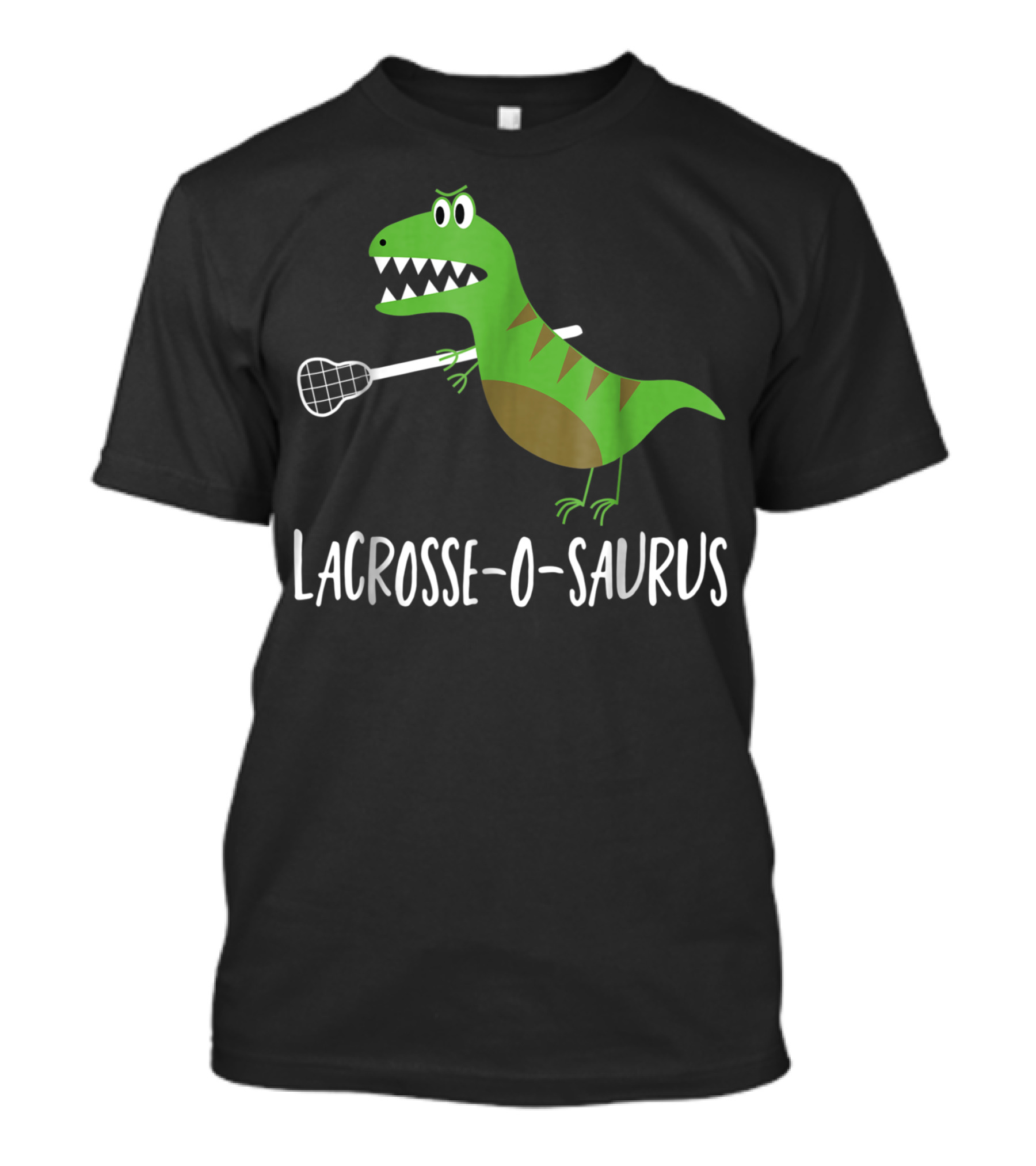 Lacrosse-O-Saurus Dino Lover Lax Player Sport T-Shirt