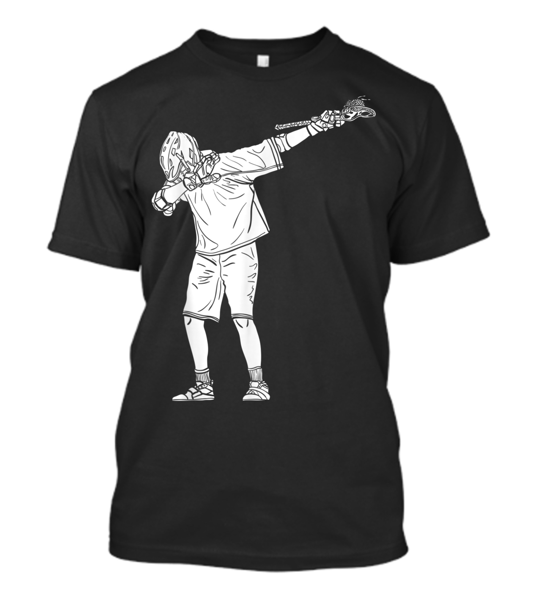 Lacrosse Stick Boy Dabbing Youth Dance Move T-Shirt