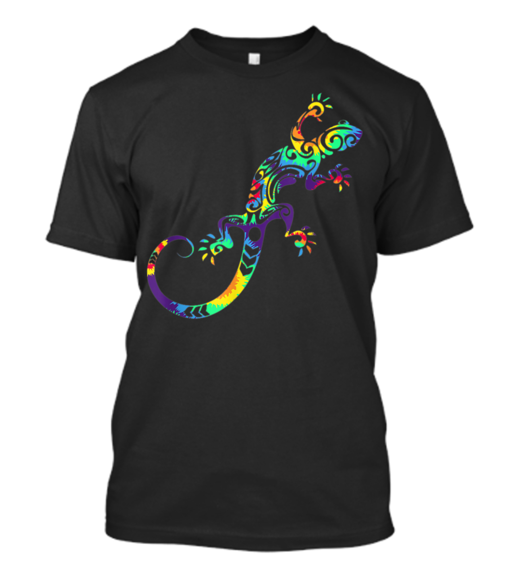 Lizard Tie Dye Tattoo Inspired Animal T-Shirt