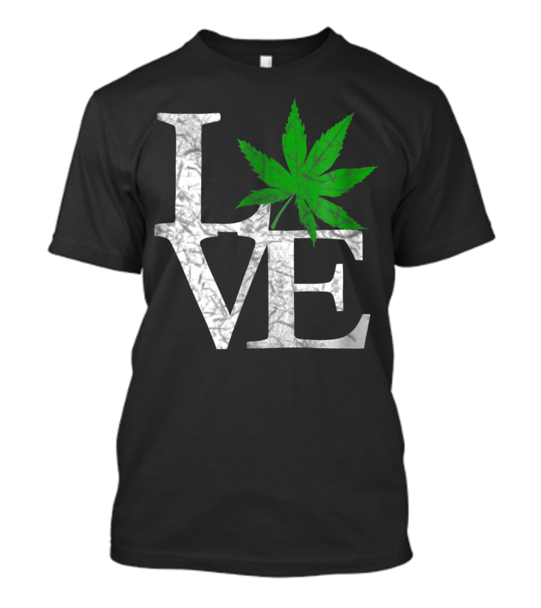 Love The Marijuana Weed Leaf Cannabis T-Shirt